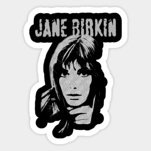 jane birkin Sticker